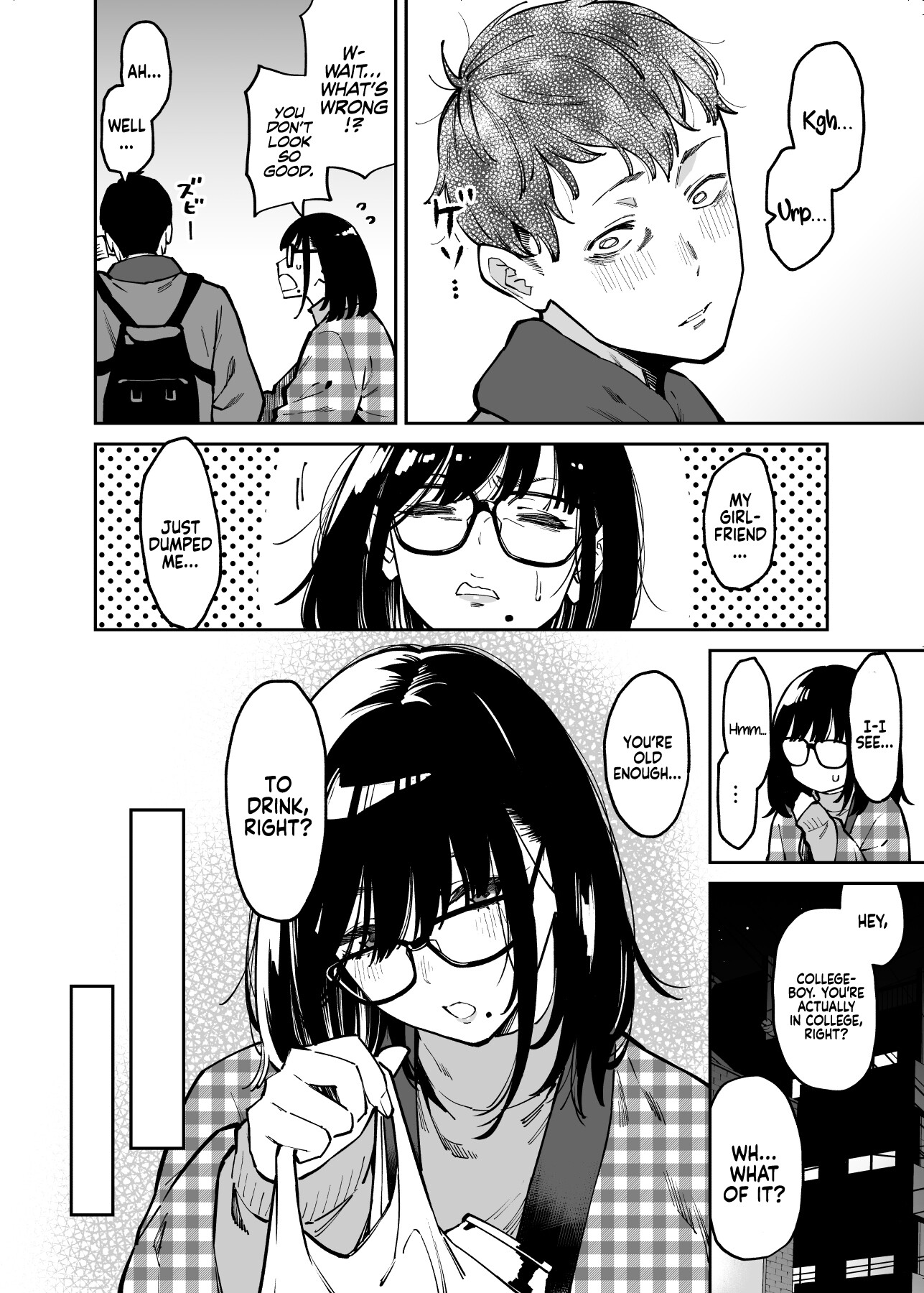 Hentai Manga Comic-Comforted by the Sloppy Girl Next Door-Read-6